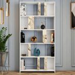 boekenkast wit 185 cm nieuw in doos, Enlèvement, Neuf