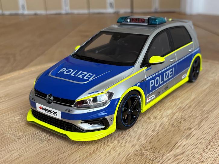 Volkswagen Golf 7 R Polizei 1:18 OttO Mobile OT1117 VW VII, Hobby en Vrije tijd, Modelauto's | 1:18, Nieuw, Auto, OttOMobile, Ophalen of Verzenden
