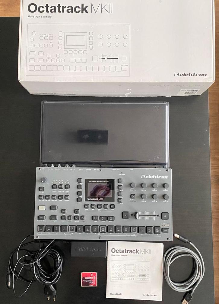 Elektron Octatrack MKII (grey) inclusief dustcover, Muziek en Instrumenten, Samplers, Zo goed als nieuw, Ophalen of Verzenden
