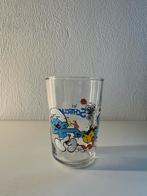 Amora smurfen glas, Verzamelen, Glas en Drinkglazen, Waterglas, Zo goed als nieuw