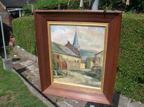 GESIGNEERD DEJONG, SCHILDER VAN SPA EN LIEGEOIS, Antiek en Kunst, Kunst | Schilderijen | Klassiek, Ophalen of Verzenden