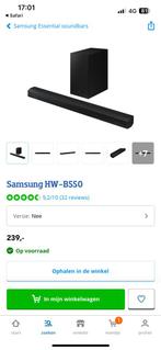 Soundbar Samsung HW-B550, TV, Hi-fi & Vidéo, Barres de son, Enlèvement ou Envoi, Comme neuf