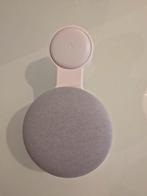 Google nest mini met houder, Audio, Tv en Foto, Mediaspelers, Ophalen, Zo goed als nieuw