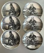 Vintage Royal Sphinx Maastricht assiette boterbrotje 6 x, Antiquités & Art, Antiquités | Céramique & Poterie, Envoi