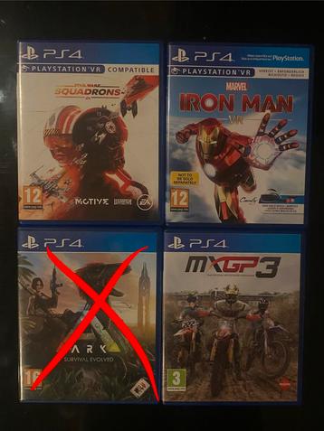 Games ps4 (zie omschrijving) beschikbaar voor biedingen