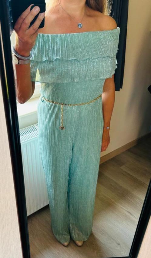 Prachtige groene jumpsuit van Rinascimento, Kleding | Dames, Jumpsuits, Zo goed als nieuw, Maat 38/40 (M), Groen, Ophalen of Verzenden