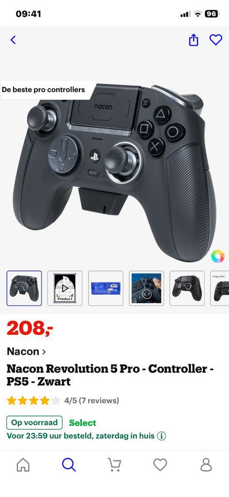 Nacon revolute 5 pro, Computers en Software, Joysticks, Nieuw, Ophalen
