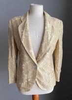 Goudkleurige blazer Emanuel Ungaro maat 44, Jasje, Emanuel Ungaro, Maat 42/44 (L), Zo goed als nieuw