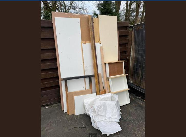 Houtafval gratis, Doe-het-zelf en Bouw, Hout en Planken, Zo goed als nieuw, Ophalen