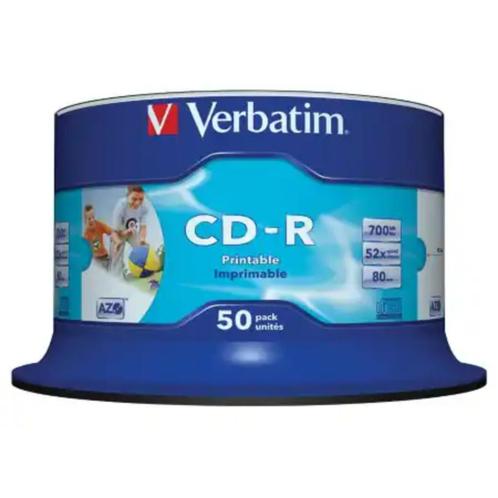 Nieuw! Verbatim CD-R (43438), Computers en Software, Beschrijfbare discs, Nieuw, Cd, Op spindel, Ophalen
