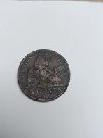 Très ancienne pièce de monnaie de 2cents, Ophalen