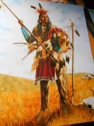 21 posters van indianen, nieuw beschikbaar voor biedingen
