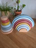 Stapeltoren & regenboog Little Dutch, Kinderen en Baby's, Speelgoed | Houten speelgoed, Ophalen
