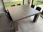 Vierkante tafel 160x160, Huis en Inrichting, Ophalen, 150 tot 200 cm, Zo goed als nieuw, Vijf personen of meer