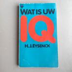 Wat is uw IQ H.J. Eysenck, Ophalen of Verzenden, Gelezen