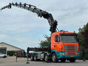 Scania R124-470 8X4! HIAB70TM/FLY-JIB!WINCH/LIER!TOP! beschikbaar voor biedingen