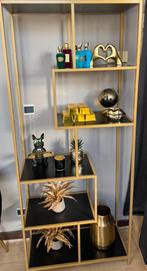 Open kast te koop (goud / zwart) €150, Ophalen, Zo goed als nieuw
