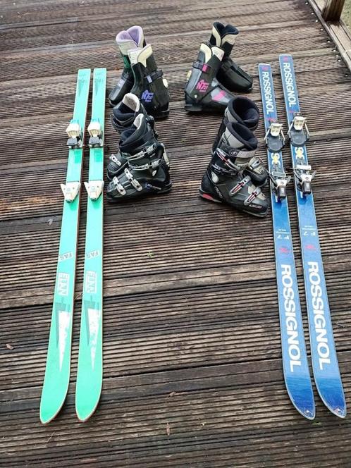 Skis femme et homme avec chaussures de ski OFFERTES, Sports & Fitness, Ski & Ski de fond, Utilisé, Skis, Rossignol, 180 cm ou plus