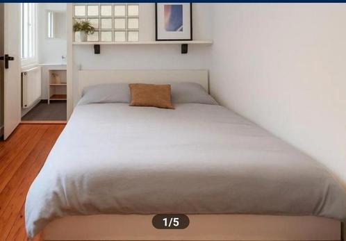 Tweepersoonsbed / bed / bedframe met lattenbodem, Huis en Inrichting, Slaapkamer | Bedden, Zo goed als nieuw, Ophalen