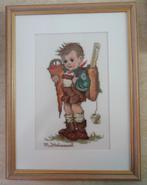 Hummeltje, déco murale 40x30 cm. Encadrement professionnel, Enlèvement ou Envoi, Utilisé