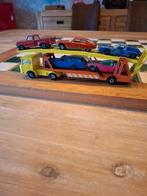 MATCHBOX SUPER KINGS AUTO TRANSPORTER + 5 AUTO S NR 2, Ophalen of Verzenden, Gebruikt