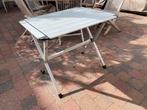 Tafel aluminium 60x80cm, 70cm h, Caravans en Kamperen, Ophalen of Verzenden, Zo goed als nieuw