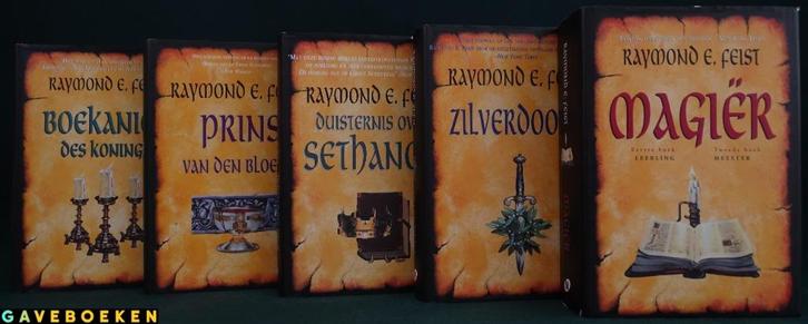 Oorlog van de Grote Scheuring - Raymond E Feist - M - 5x HC, Livres, Fantastique, Utilisé, Enlèvement ou Envoi
