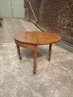 Antieke ronde tafel in kersenhout, Ophalen of Verzenden