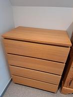 IKEA Malm ladekast houtlook 4 lades, Huis en Inrichting, Kasten | Ladekasten, 50 tot 100 cm, 25 tot 50 cm, 100 tot 150 cm, Gebruikt