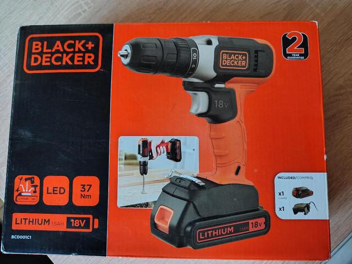 Foreuse Visseuse B&D, Bricolage & Construction, Outillage | Foreuses, Neuf, Foreuse et Perceuse, 400 à 600 watts, Vitesse variable