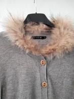 Grijskleurige gilet.met of zonder bontje te dragen., Kleding | Dames, Ophalen of Verzenden, Zo goed als nieuw, Maat 38/40 (M)