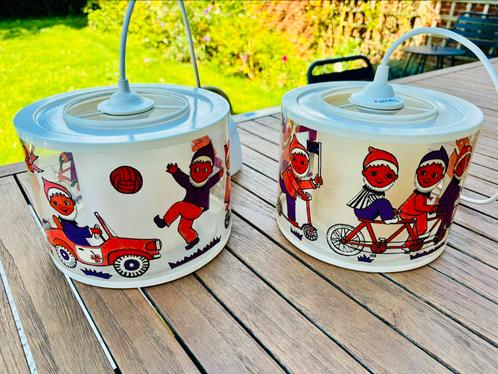 Vintage hanglampen kinderkamer UNIEK DUO!, Verzamelen, Retro, Ophalen of Verzenden