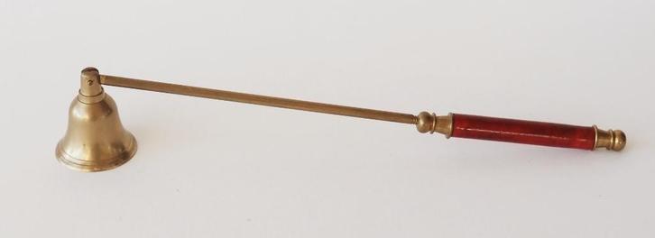 Kaarsen doven, Huis en Inrichting, Woonaccessoires | Kandelaars en Kaarsen, Zo goed als nieuw, Kaars, 25 tot 50 cm, Brons of Koper