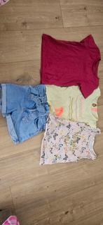 Spijkershort en 3 shirten maat 122/128, Kinderen en Baby's, Ophalen