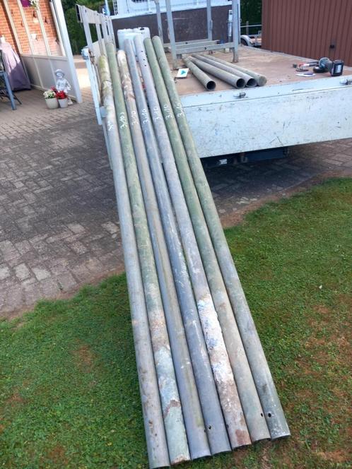 Vierkants en ronde palen., Doe-het-zelf en Bouw, Metalen, Ophalen