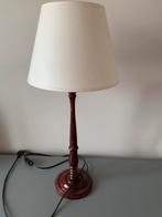 Tafellamp met houten voet, Bois, Enlèvement, Utilisé, 50 à 75 cm