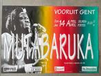 Poster Mutabaruka in Vooruit Gent, Comme neuf, Enlèvement ou Envoi