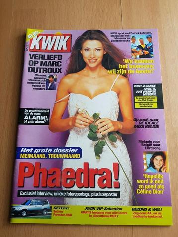 weekblad Kwik 1998 Phaedra Hoste