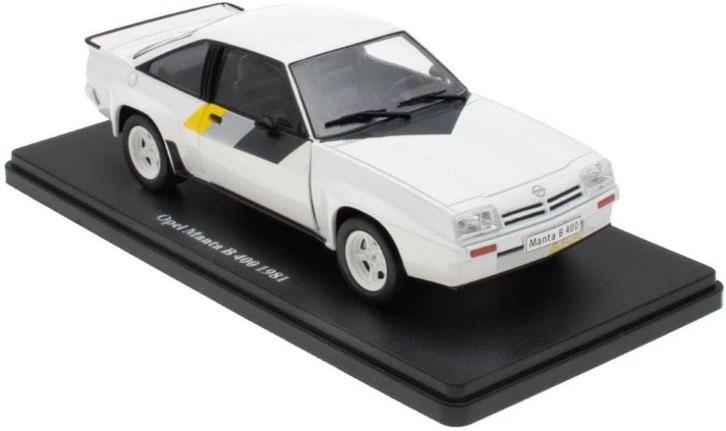 1:24 Hachette Opel Collection Manta B 400 Rally 1981 wit, Hobby en Vrije tijd, Modelauto's | 1:24, Zo goed als nieuw, Auto, Ophalen of Verzenden