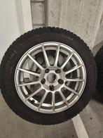 4 alu velgen met Michelin Alpin 4 winterbanden, Auto-onderdelen, Banden en Velgen, Ophalen, Gebruikt, Velg(en), 16 inch
