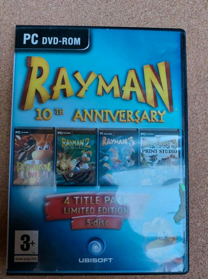 Rayman 10th anniversary pc, Games en Spelcomputers, Games | Pc, Zo goed als nieuw, Ophalen
