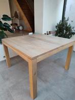 table en chêne massif 120x120 cm, Enlèvement, Utilisé