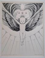 Litho Frans Croes (1983) - Het Kosmische Ei, Ophalen