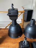 Industriële lamp, Huis en Inrichting, Lampen | Hanglampen, Ophalen, 50 tot 75 cm, Zo goed als nieuw, Glas