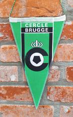Cercle Brugge 80 oud logo prachtig zeldzaam vintage vaantje, Ophalen of Verzenden
