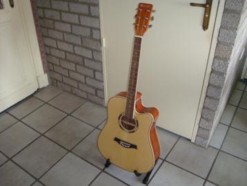 DIMAVERY DR-520, semi-akoest. western git. (nieuw, 20201726), Muziek en Instrumenten, Instrumenten | Toebehoren, Ophalen of Verzenden