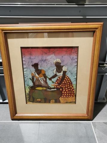 Œuvre brésilienne en batik, Enlèvement ou Envoi