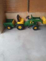 Tractor met kar, Kinderen en Baby's, Speelgoed |Speelgoedvoertuigen, Ophalen, Zo goed als nieuw