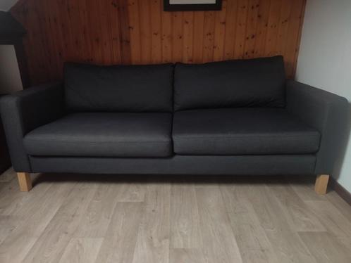 Canapé IKEA Karlstad 3pl bleu foncé, Maison & Meubles, Canapés | Salons, Utilisé, Banc droit, Trois personnes, 150 à 200 cm, 75 à 100 cm