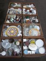 10 caisses de vaisselle tout venant (verres, tasses, couvert, Maison & Meubles, Enlèvement, Utilisé
